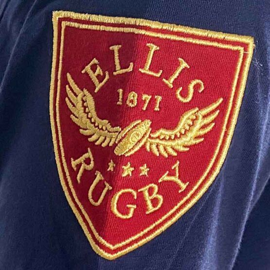 England Rugby 1871 T-shirt Navy Vintage Style - Afbeelding 3
